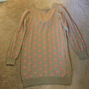 Paul & Joe sister polka dot cotton sweater dress